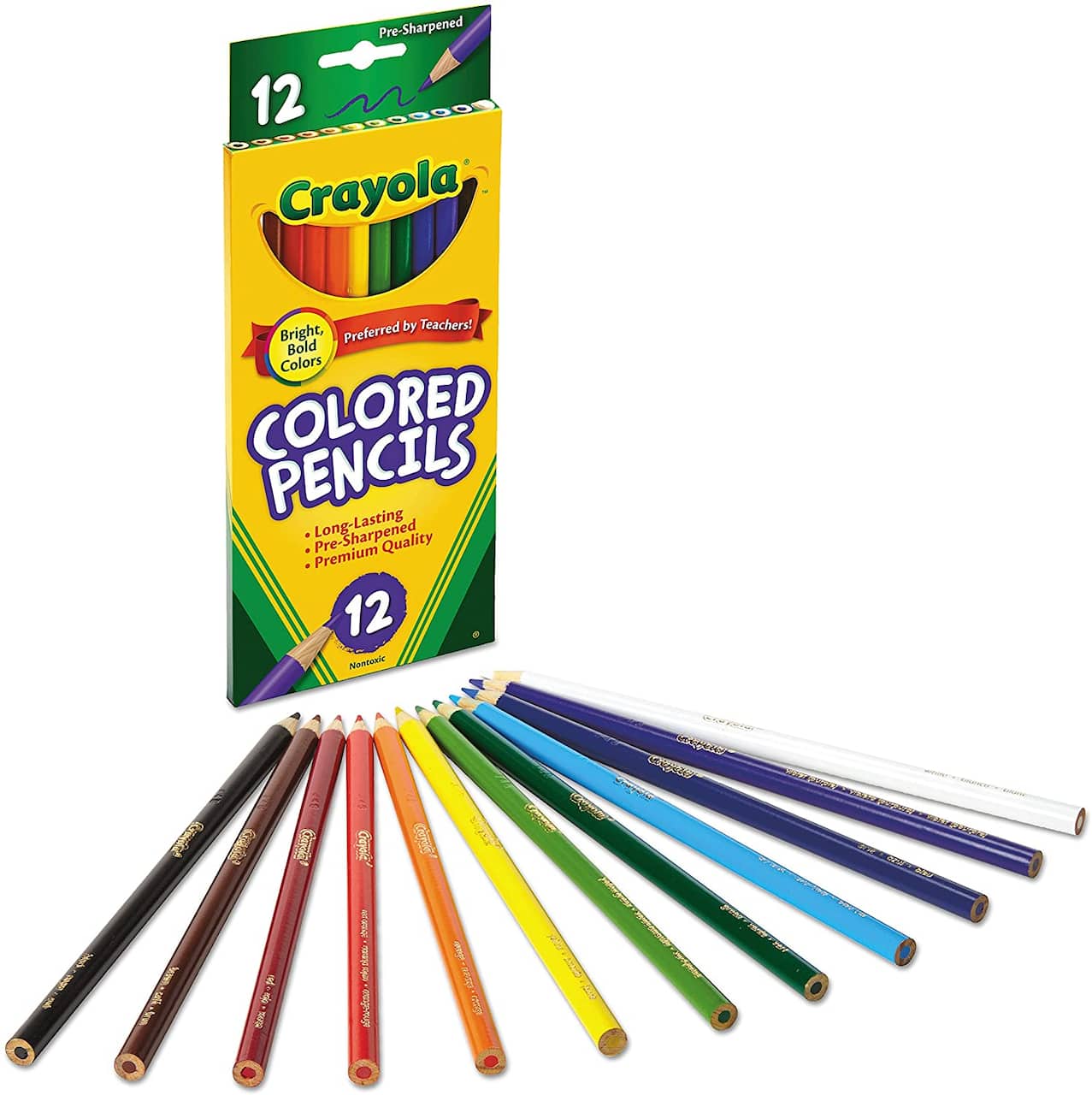 12 Packs: 12 ct. (144 total) Crayola&#xAE; Colored Pencils